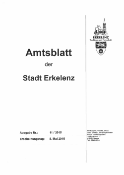 Amtsblatt - Erkelenz