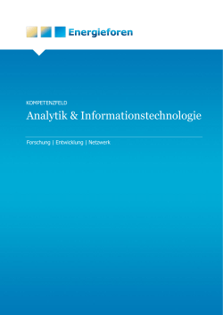 Analytik & Informationstechnologie