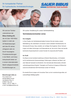 Ihr kompetenter Partner f&uuml;r hydraulische