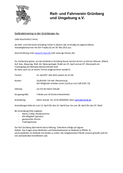 Reit- und Fahrverein Grünberg und Umgebung e.V.