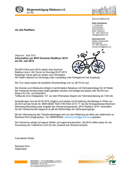 Information und Anmeldung - BVO