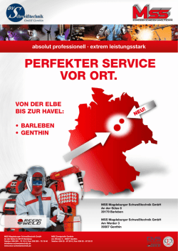 PERFEKTER SERVICE VOR ORT.