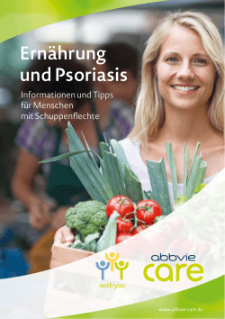 Ernährung und Psoriasis