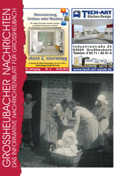 Gro&szlig;heubacher Nachrichten Ausgabe 06-2015