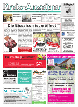 Die Eissaison ist eröffnet
