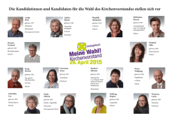 Die &Uuml;bersicht &uuml;ber die Kandidatinnen und Kandidaten kann aber