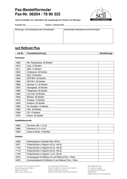 Faxbestellformular: scil Reflovet Plus&reg;