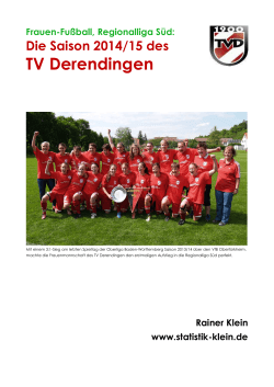 1415 TV Derendingen Rueckblick - bei Statistik