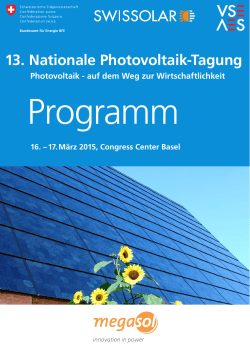 Programm - solarevent.ch