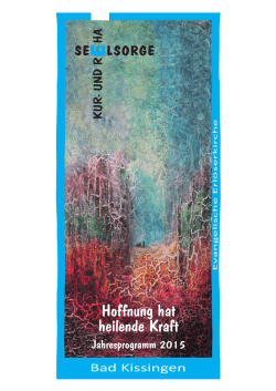 Hoffnung hat heilende Kraft - Evangelisch