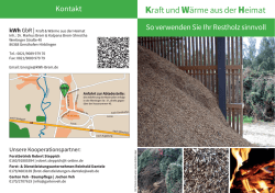 Kraft und Wärme aus der Heimat