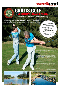 Golfschnuppern - Celtic Golf Course Sch&auml;rding