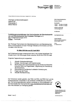 Thüringen I~~9I - standesbeamte