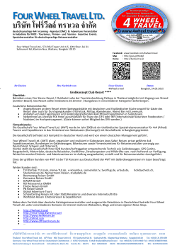 PDF Datei - Four Wheel Travel Ltd.