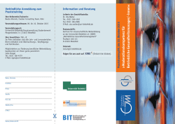 Weitere Infos - Betriebliches Gesundheitsmanagement