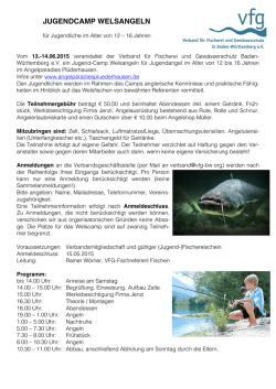 JUGENDCAMP WELSANGELN