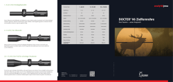 DOCTER&reg; V6 Zielfernrohre