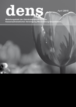 Sitzung der Kreisstellenvorsitzenden Zahnersatz