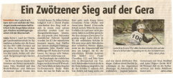 Ein Zw&ouml;tzener Sieg auf der Gera - TSV 1880 Gera