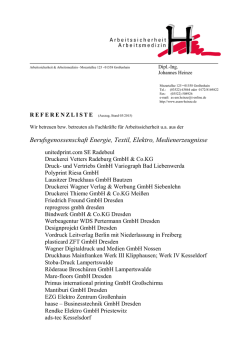 INGENIEURB&Uuml;RO HEINZE - Arbeitssicherheit und Arbeitsmedizin
