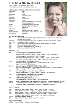 hier - Stefania Maria Bernet
