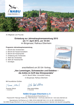 NABU Ettenheim – Tätigkeitsbericht 2014