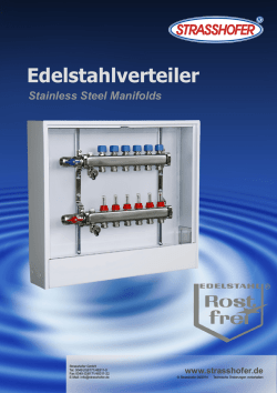 Edelstahlverteiler