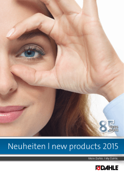 Neuheiten l new products 2015