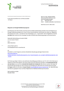 Dipl. Soz.-Wiss. Marjolijn Weber Wissenschaftliche