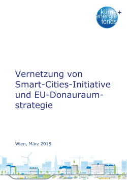 Vernetzung von Smart-Cities-Initiative und EU-Donauraum