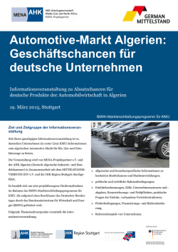 Informationsflyer mit Programm