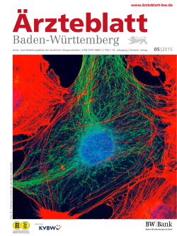 Ärzteblatt Baden-Württemberg 05-2015