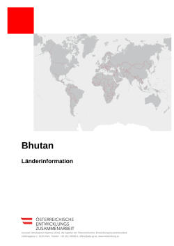 Bhutan - Österreichische Entwicklungszusammenarbeit