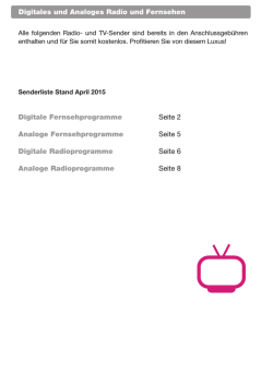 Digitales und Analoges Radio und Fernsehen Digitale