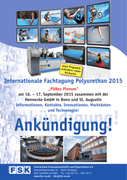Internationale Fachtagung Polyurethan 2015