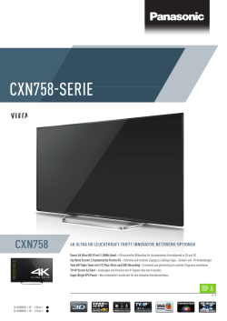 Datenblatt "Panasonic CXN758 Serie"