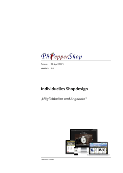 Individuelles Shopdesign