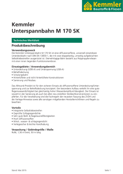 Technisches Merkblatt