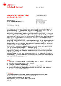 Spendenaktion Nepal 5 2015 mit Bildern