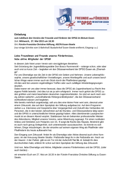 Einladung - DPSG Essen