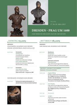 DRESDEN &ndash; PRAG UM 1600 - Staatliche Kunstsammlungen Dresden