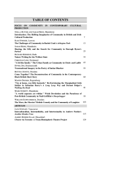 3-5 Table of Contents - Universitätsverlag Winter