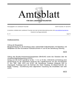 Amtsblatt Nr.15-2015 - Landkreis Traunstein