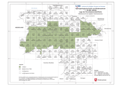 Hydrogeologische Karte von Niedersachsen 1 : 50 000 (HK50) Lage