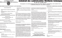 Amtsblatt des Landratsamtes Weilheim