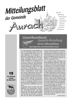 Mitteilungsblatt