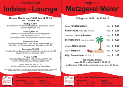 Angebot als PDF - Metzgerei Meier Feinkost