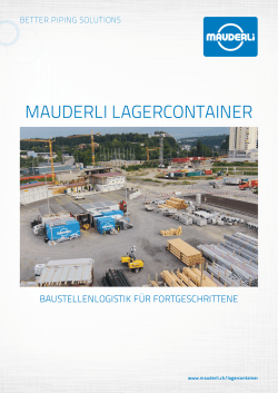 MAUDERLI LAgERcontAInER