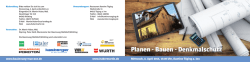 Planen - Bauen - Denkmalschutz Planen - Bauen - Denkmalschutz