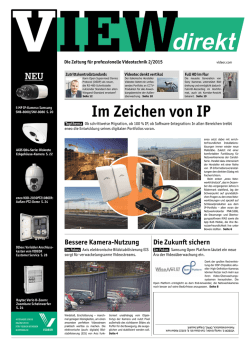 VIEW 2/2015 - ViSiTec Video-Sicherheit